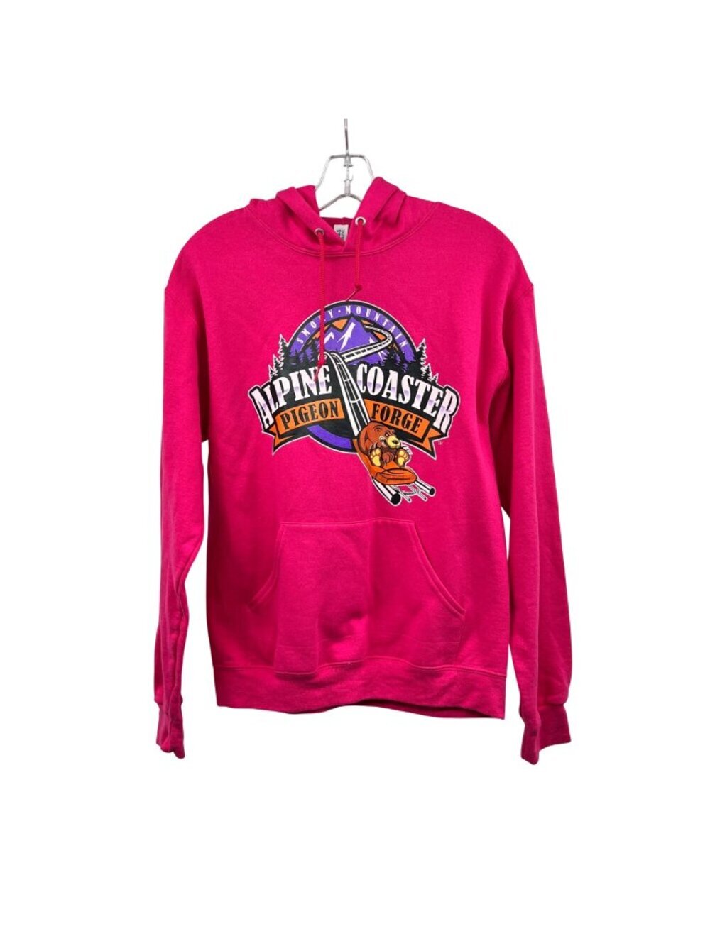 Womens Pigeon Forge Graphic Pullover Hoodie Pink/Multi JERZEES Size Small